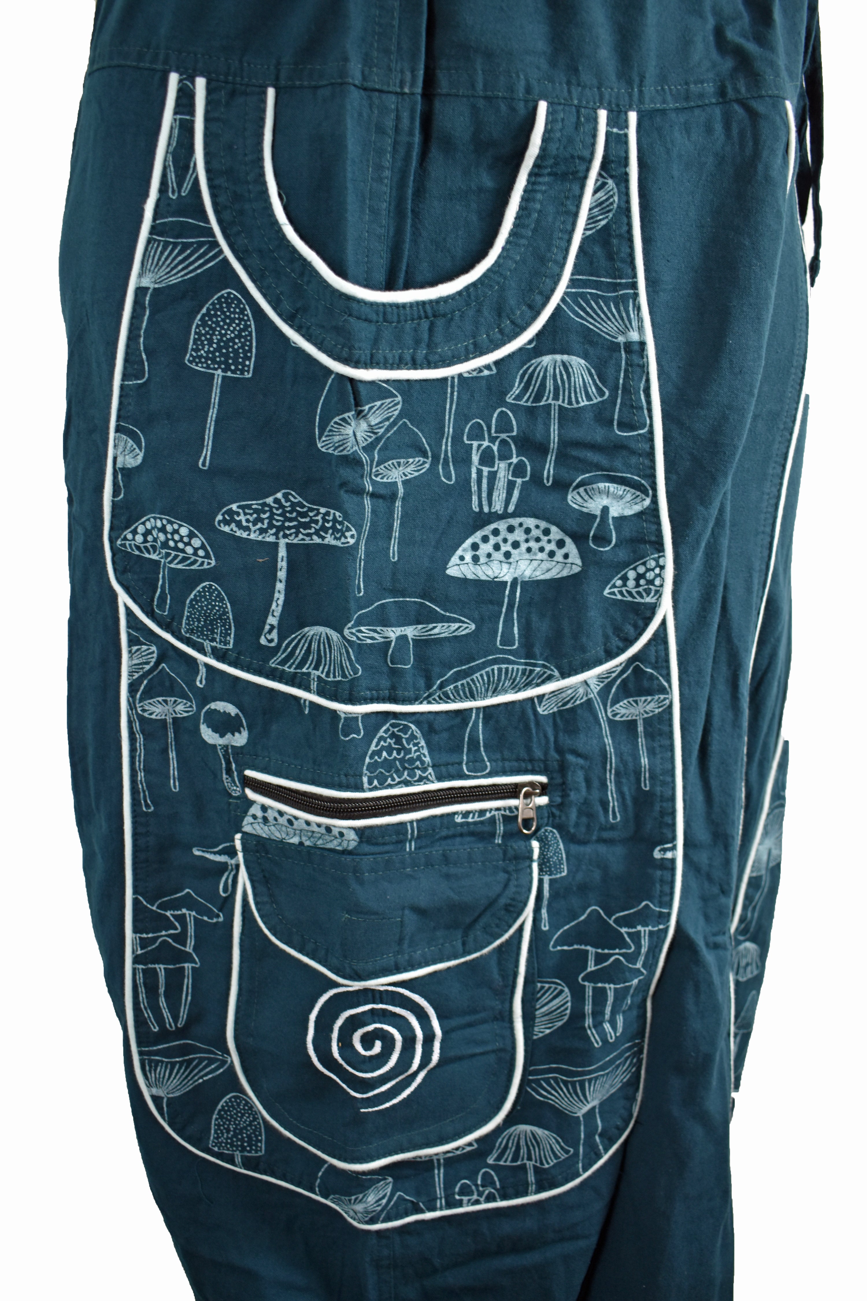 Mushroom Print Harem Trousers