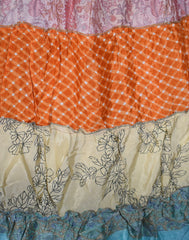 Tiered Silk Dancing Skirt