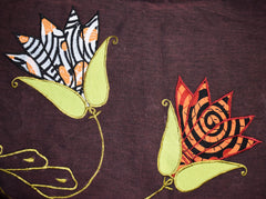 Hippy Butterfly & Flower Pattern Cotton "Marian" Trousers