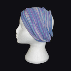 Long Double Striped Cotton Hair Band