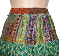 Tiered Silk Dancing Skirt