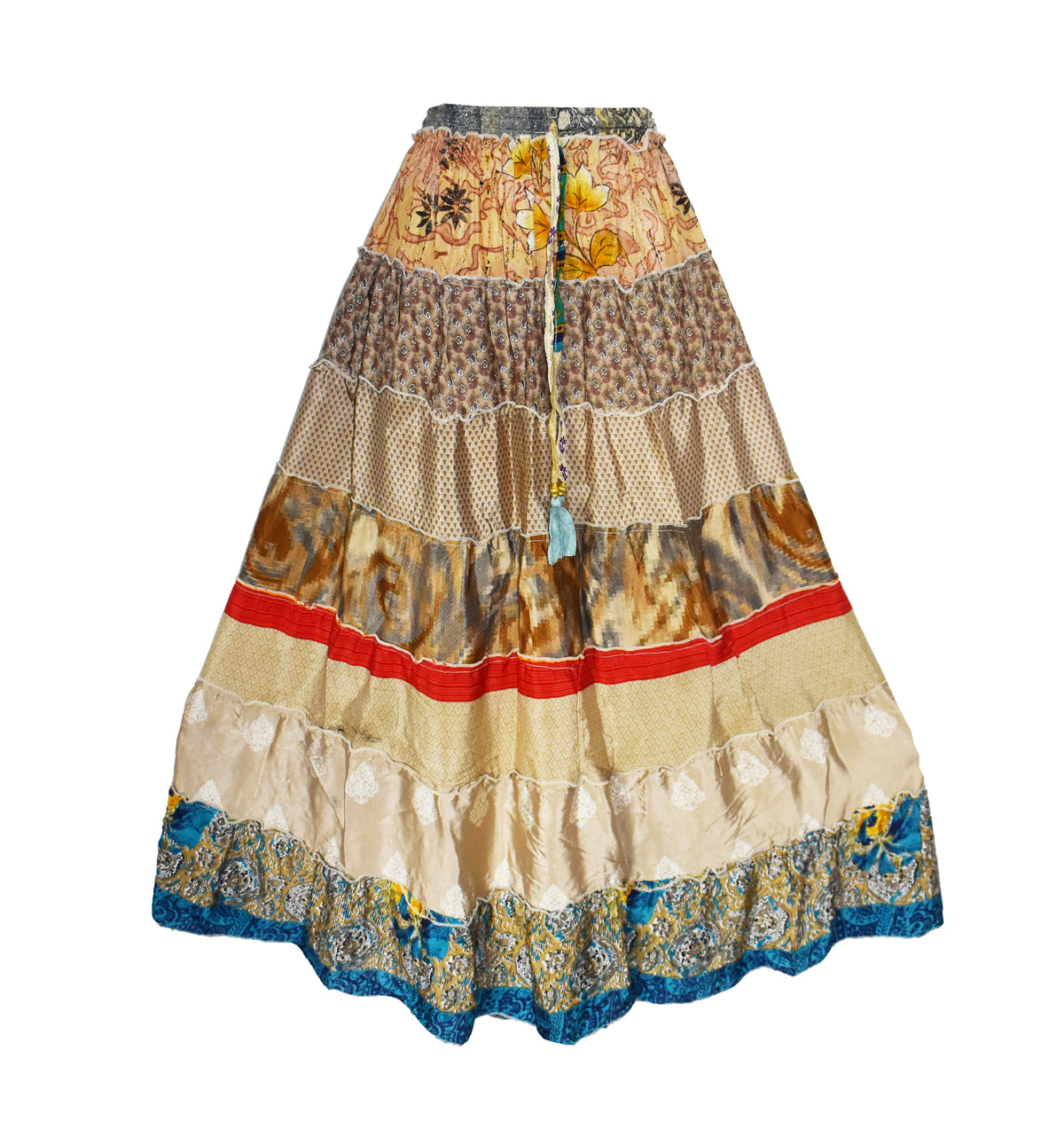 Tiered Silk Dancing Skirt