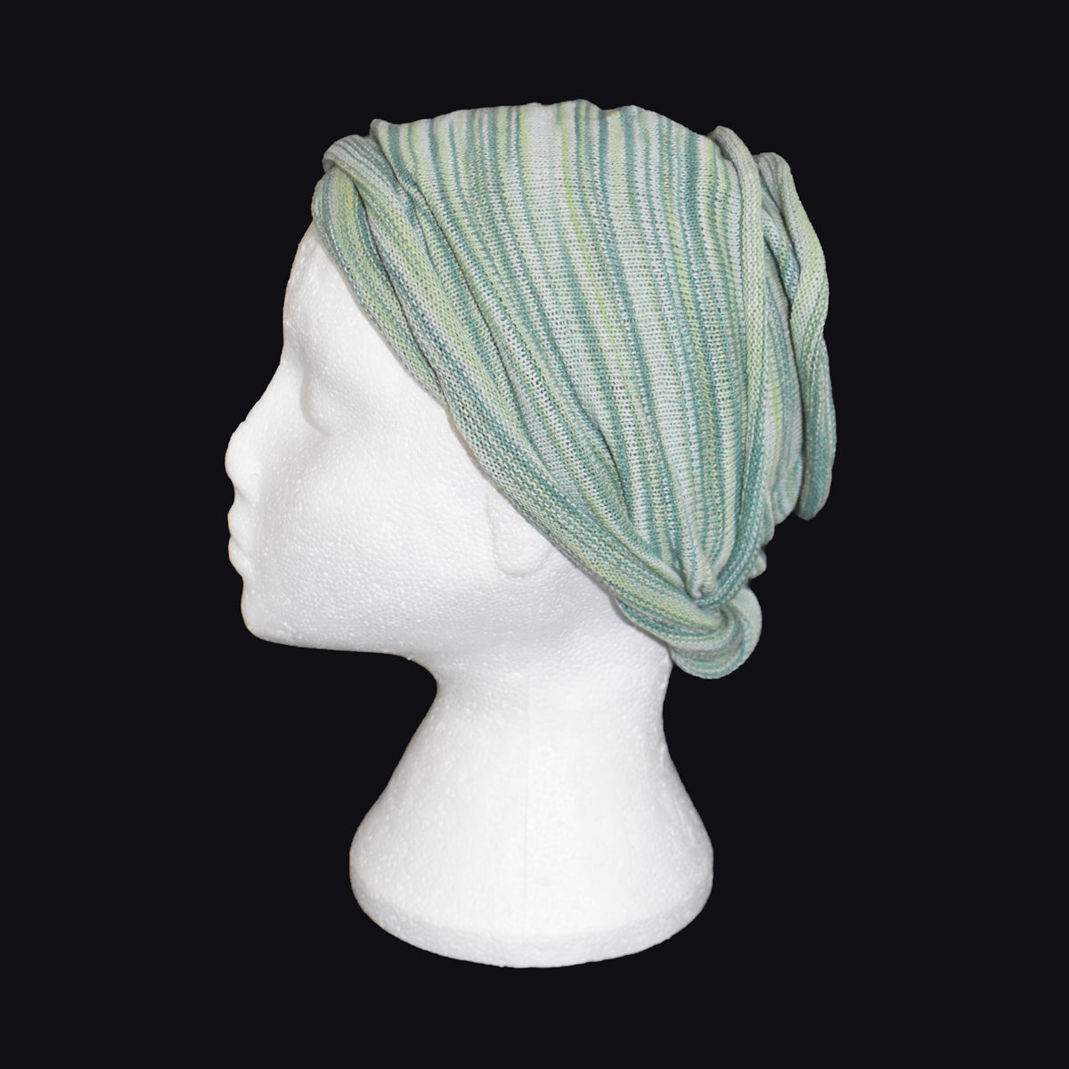 Long Double Striped Cotton Hair Band
