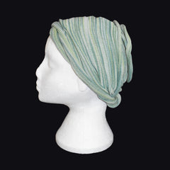 Long Double Striped Cotton Hair Band