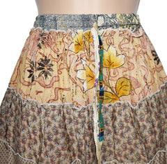 Tiered Silk Dancing Skirt