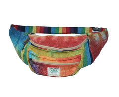 Rainbow Tie Dye Hemp & Cotton Bum Bag