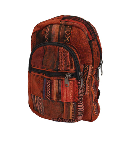 Overdyed Patchwork Cotton Back Pack Bag