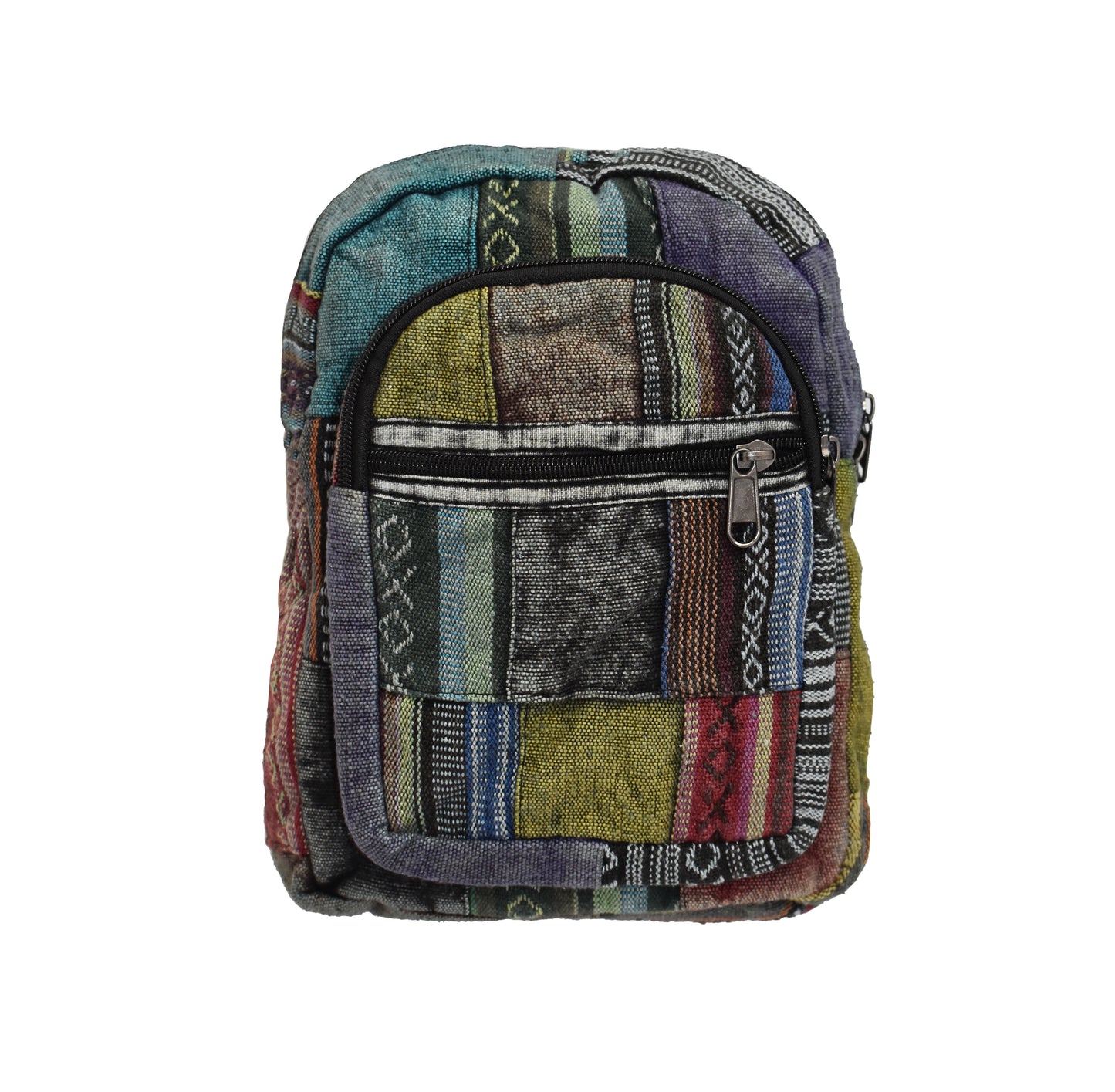 Overdyed Patchwork Cotton Back Pack Bag