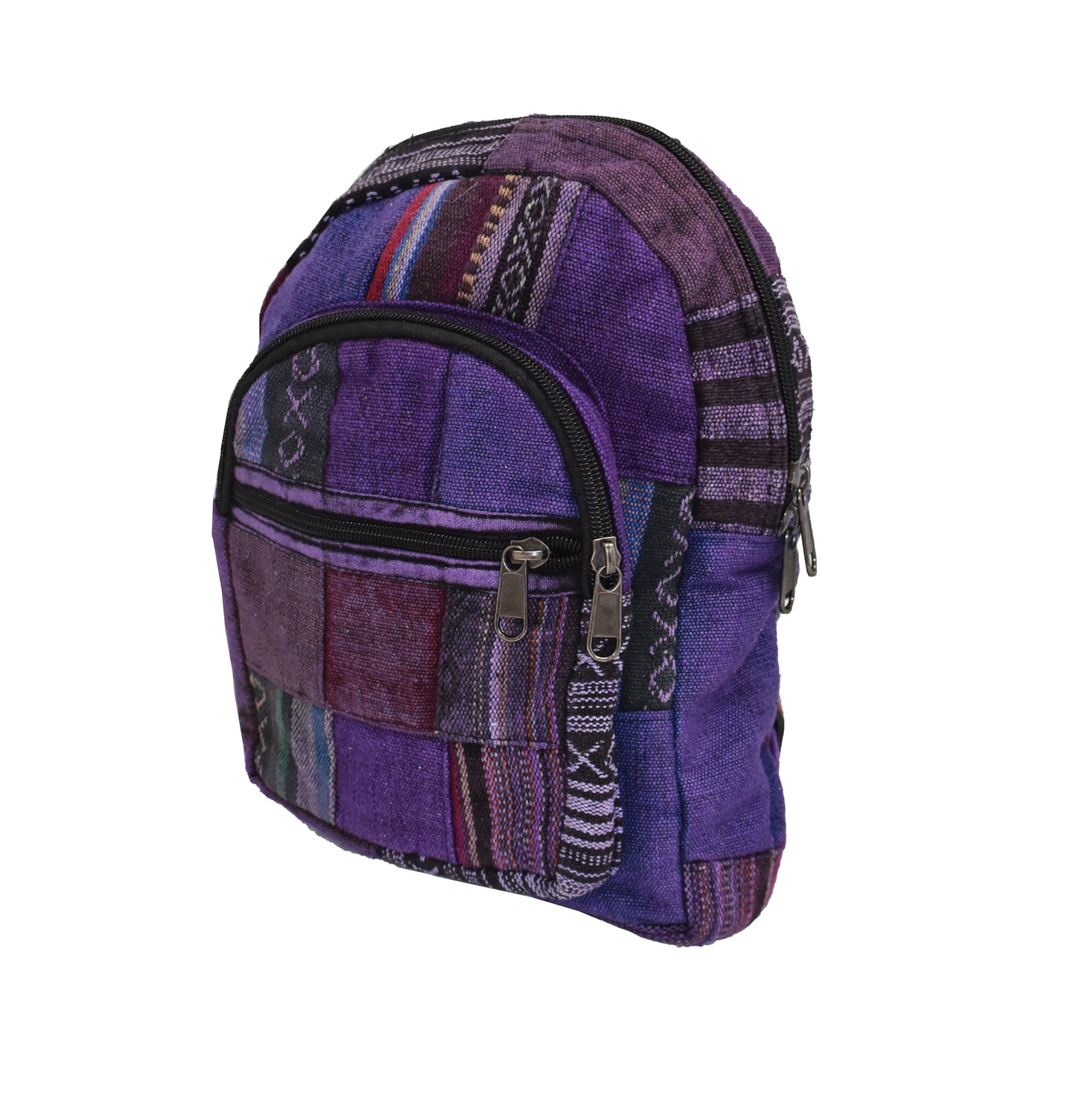 Overdyed Patchwork Cotton Back Pack Bag