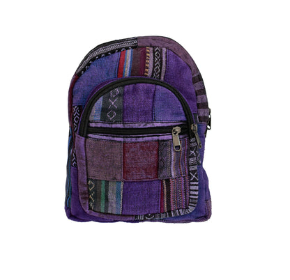 Overdyed Patchwork Cotton Back Pack Bag