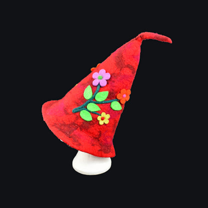 Flower Cone Felt Hat