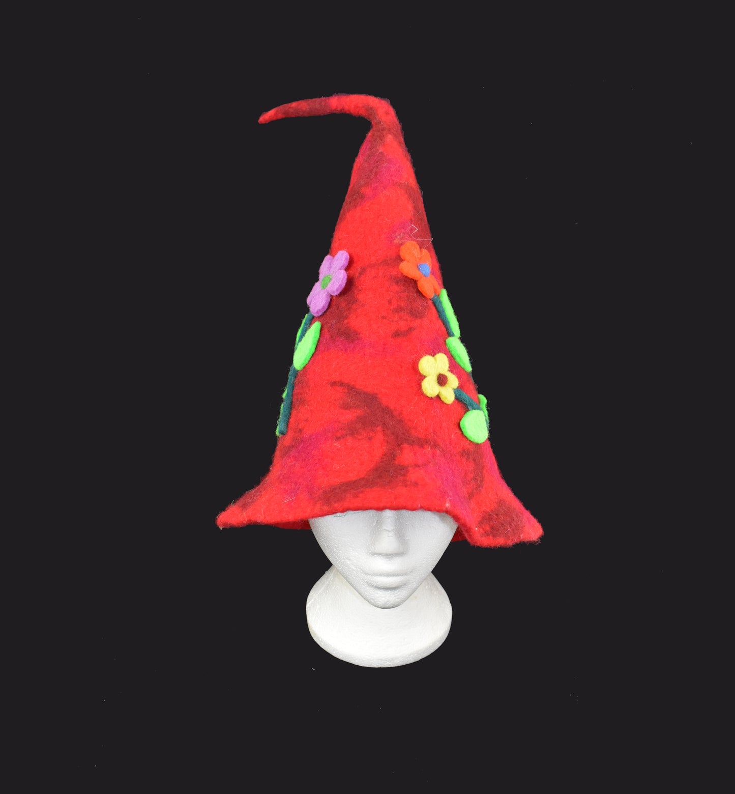 Flower Cone Felt Hat