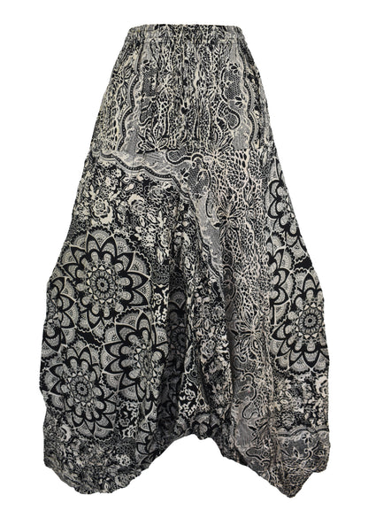 Floral Low Afghani Trousers