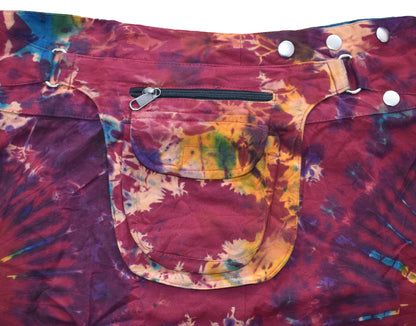 Tie Dye Cotton Popper Skirt