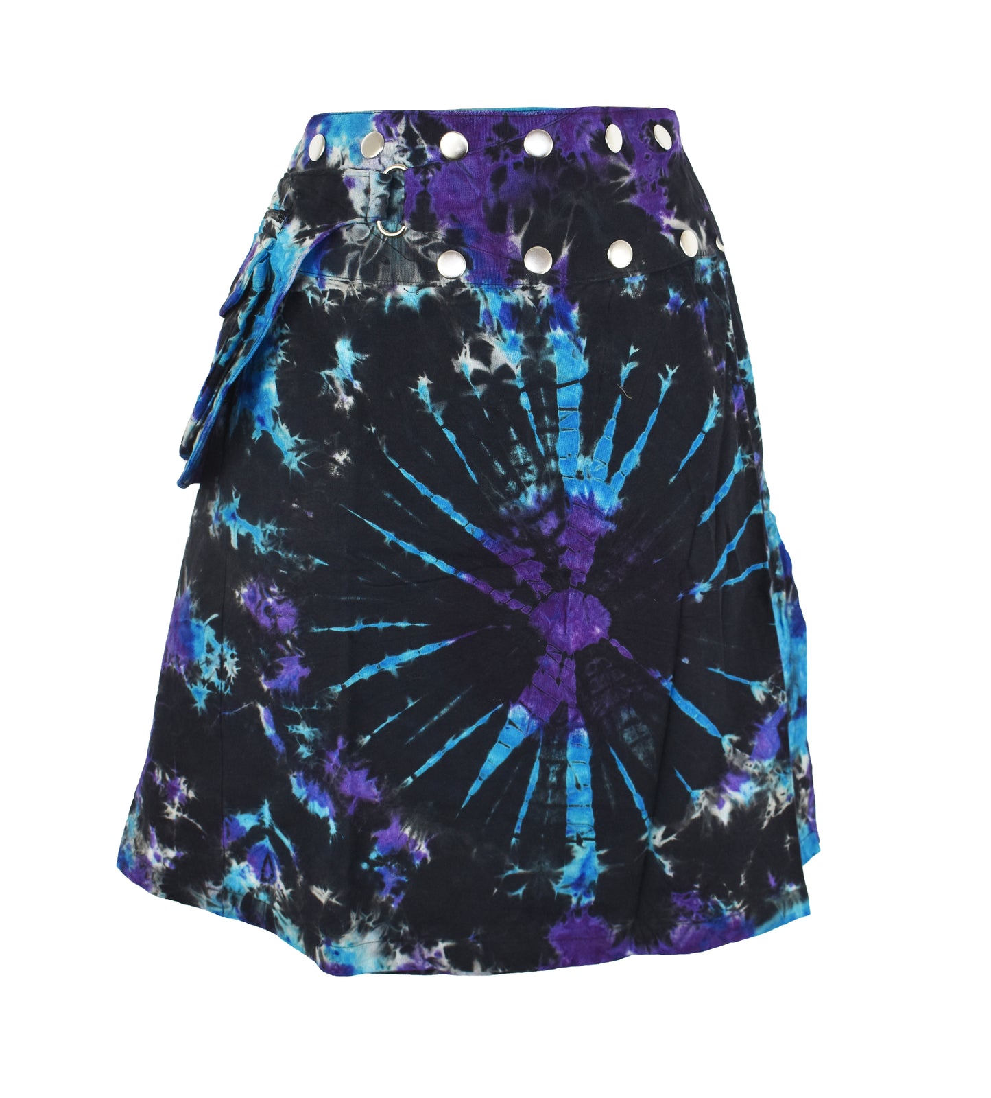 Tie Dye Cotton Popper Skirt