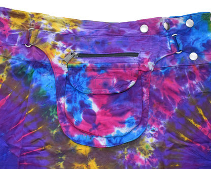 Tie Dye Cotton Popper Skirt