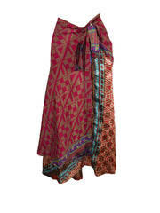 Sari Silk Wrap Skirt 2XL 70"