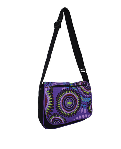 Circle Mandala Print Shoulder Bag