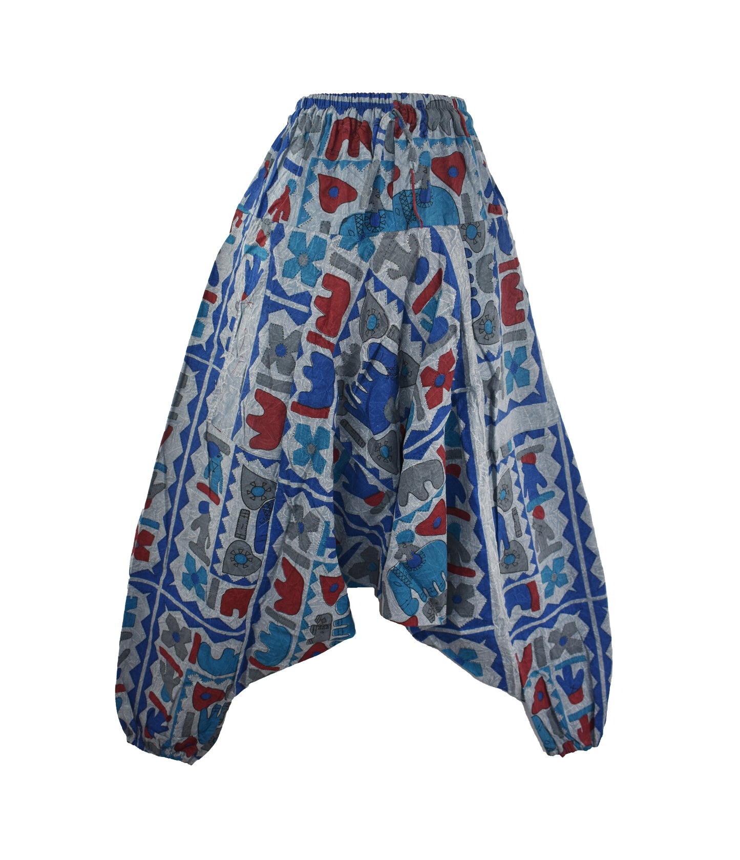 Elephant Print Harem Trousers