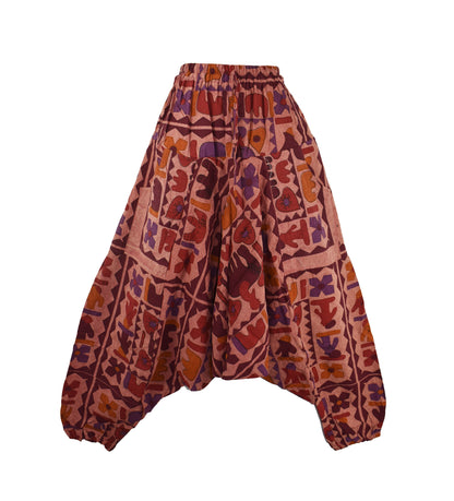 Elephant Print Harem Trousers