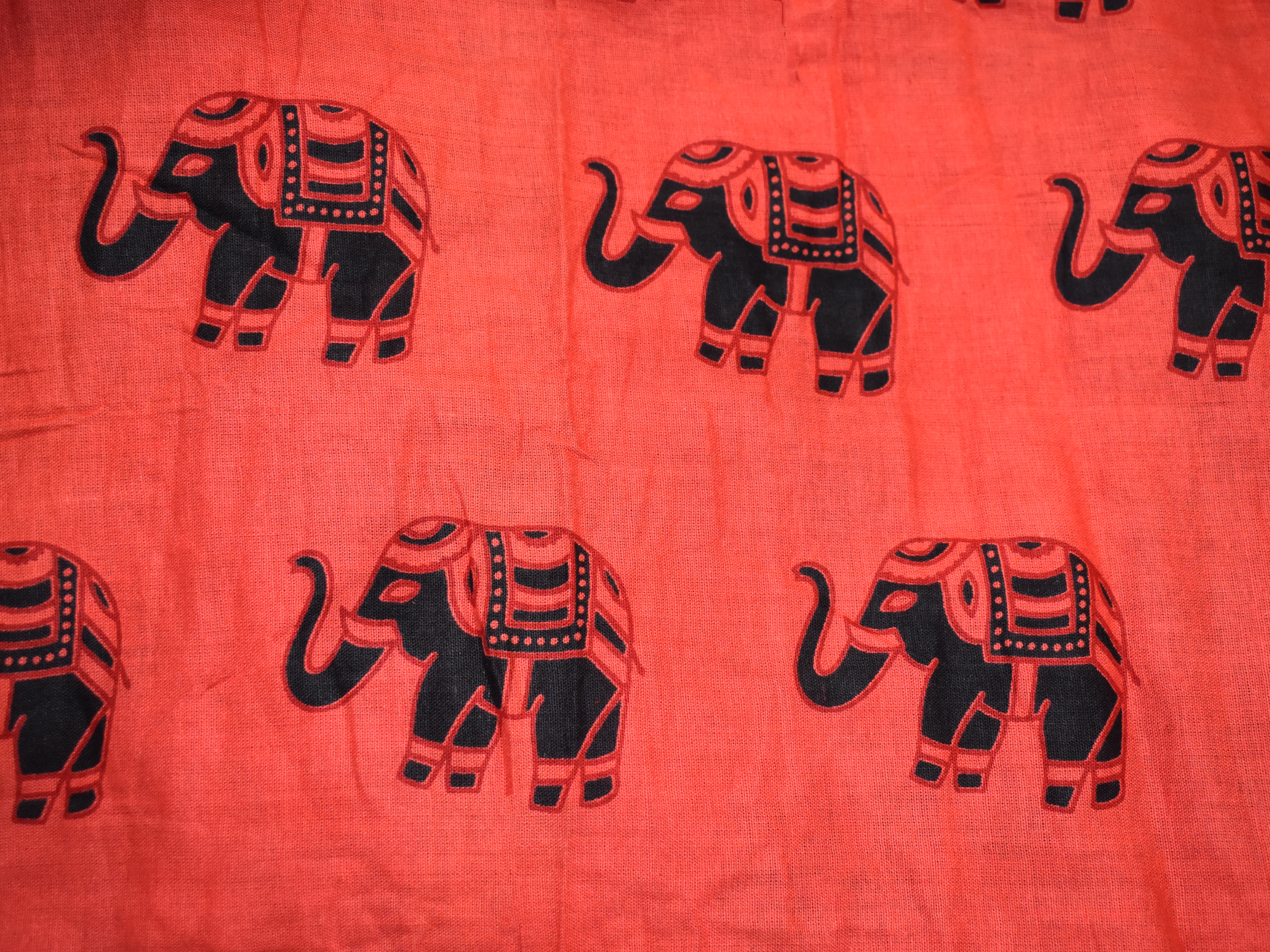 Elephant Print Afghani Harem Trousers