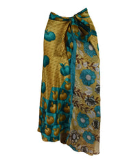 Sari Silk Wrap Skirt 2XL 70"