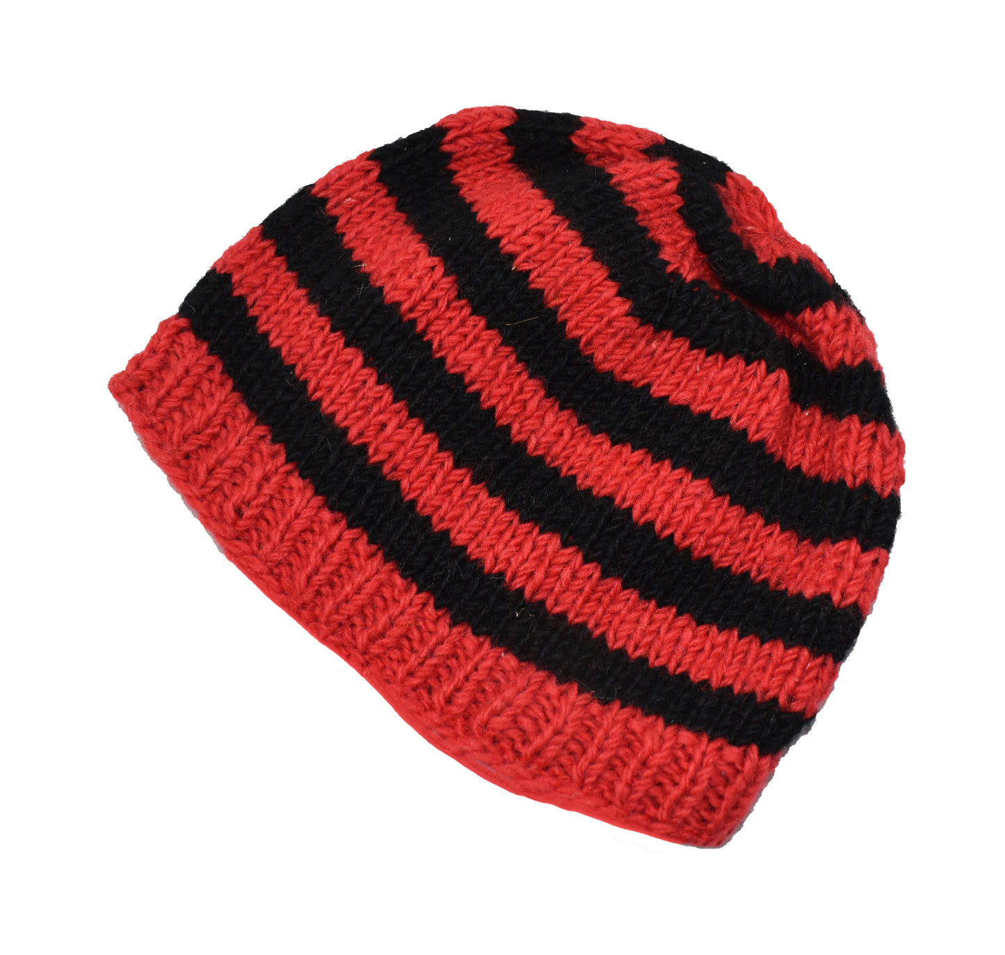 Knitted Wool Lined Beanie Hat