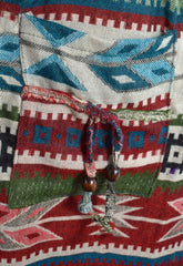 Acrylic Fleece Arrow Pattern Harem Trousers