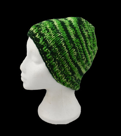 Knitted Wool Lined Beanie Hat