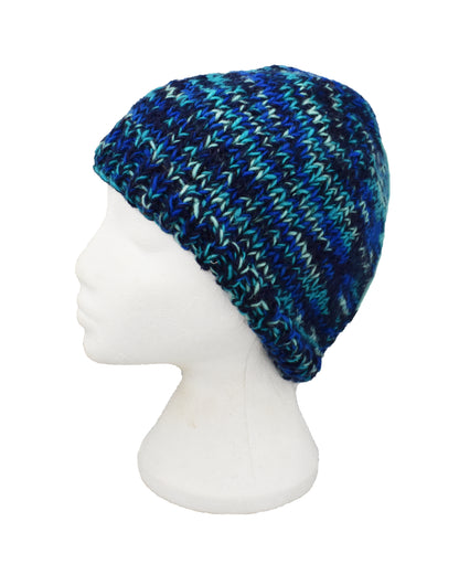 Knitted Wool Lined Beanie Hat