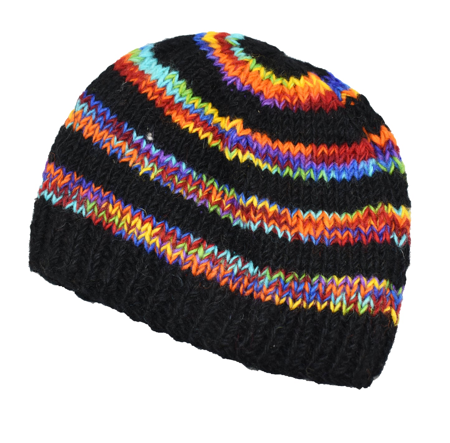 Knitted Wool Lined Beanie Hat