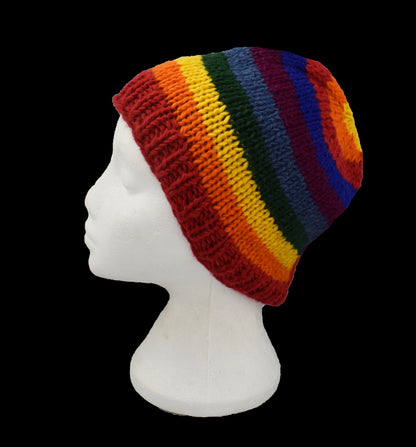 Knitted Wool Lined Beanie Hat