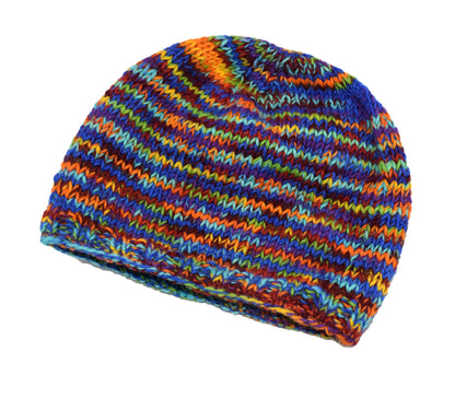 Knitted Wool Lined Beanie Hat