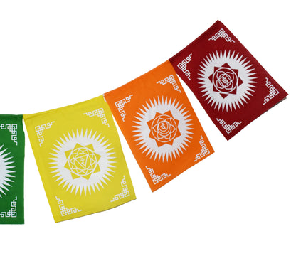 7 Rainbow Chakra Hanging Flags