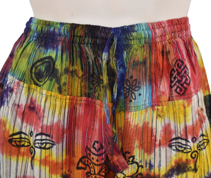 Patchwork Tie Dye Hippy Trousers