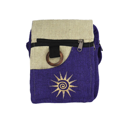 Woven Cotton Shoulder Bag