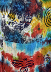 Patchwork Tie Dye Harem Trousers