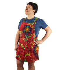 Tie Dye Pinafore Dress