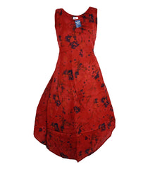 Printed Cotton Umbrella Dress