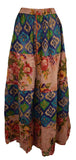 Floral Patchwork Summer Skirt