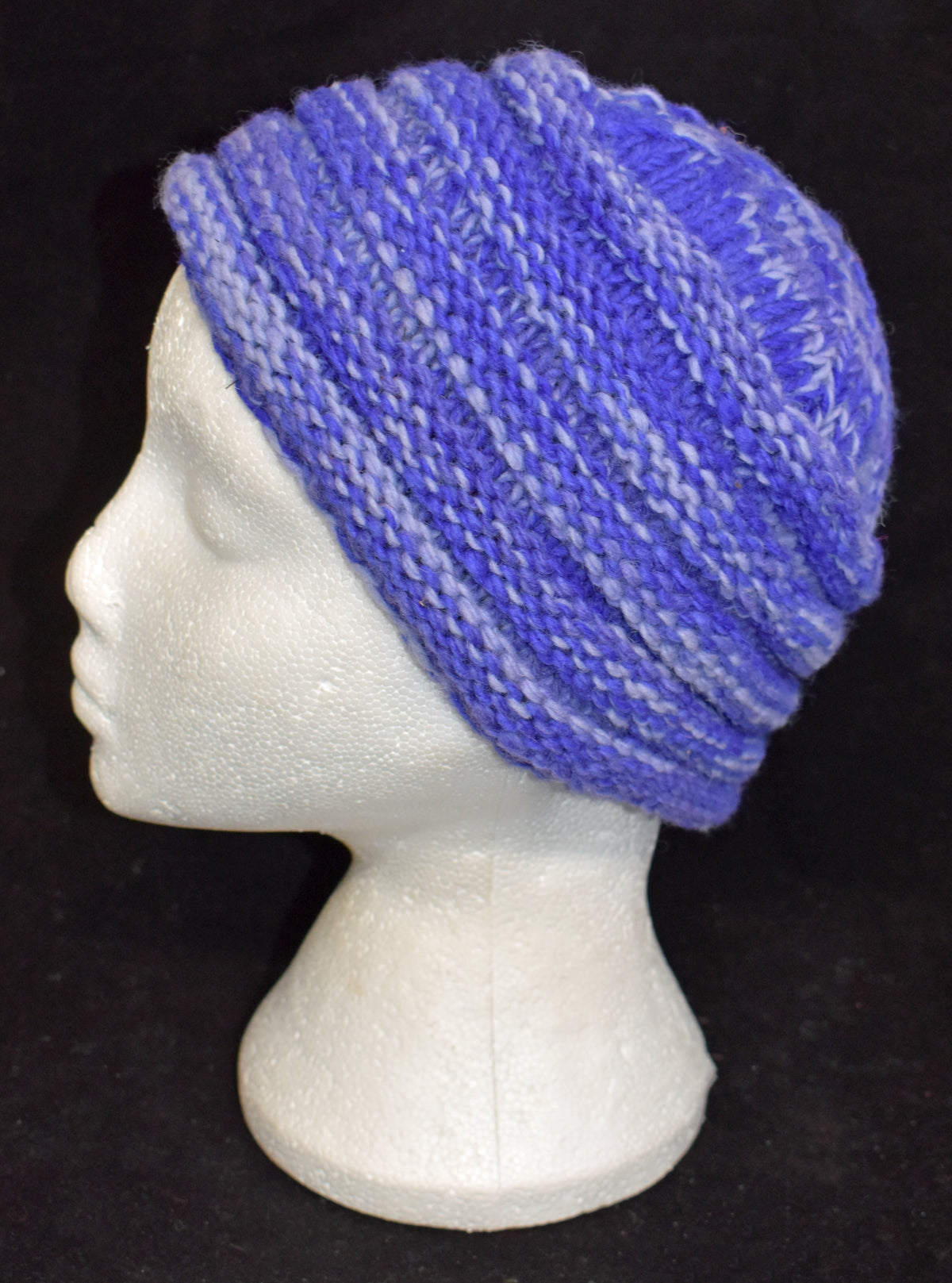 Ribbed Knitted Wool Beanie