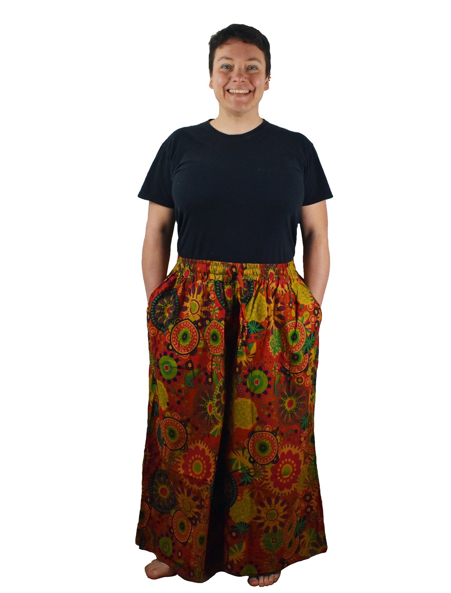 Floral Palazzo Trousers