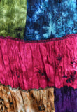 Tie Dye Patchwork Rayon Skirt