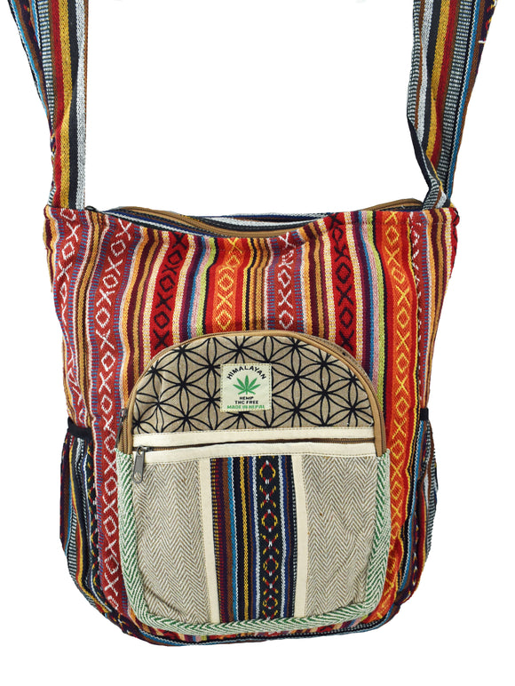 Woven Cotton Sadhu Monk Bag