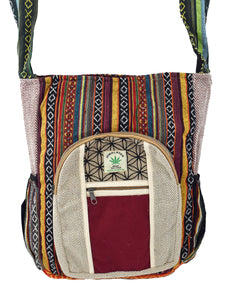 Woven Cotton Sadhu Monk Bag