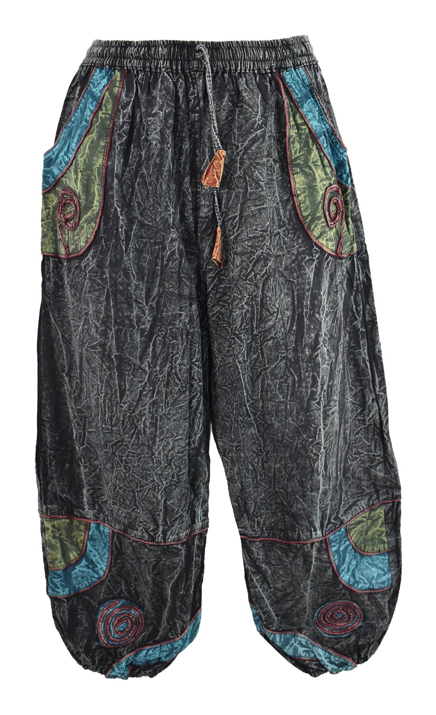 Stonewashed Harem Trousers