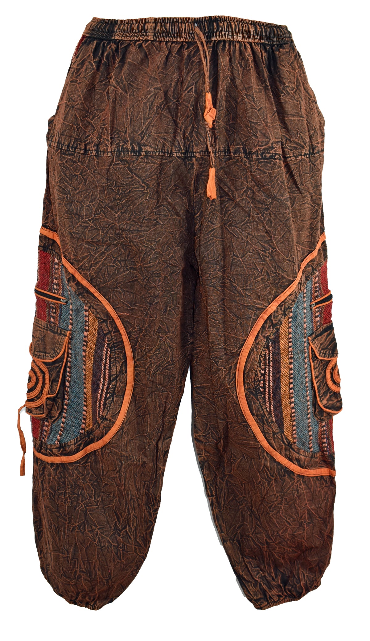 Stonewashed Harem Trousers