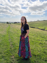 Floral Fleece Skirt
