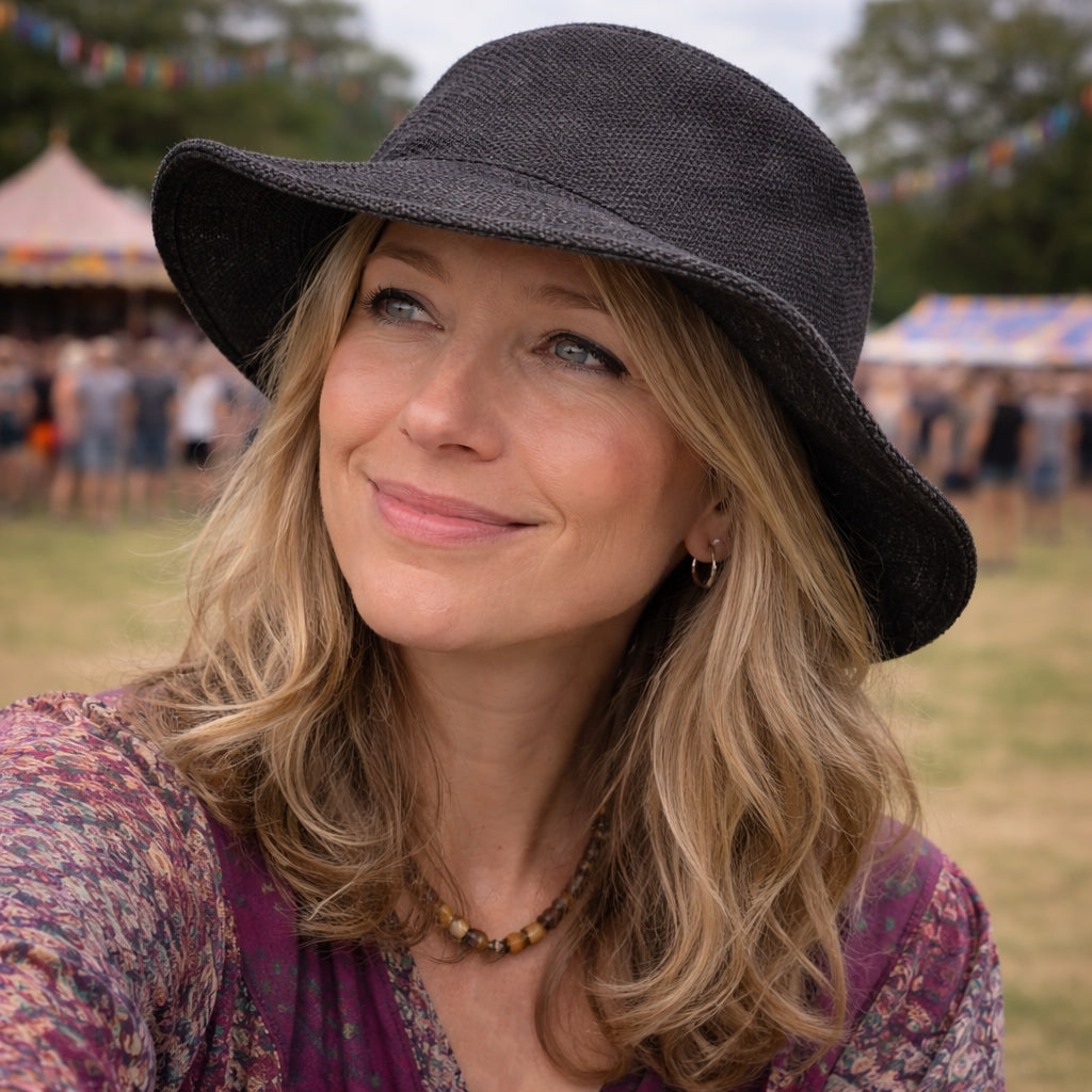Plain Woven Hemp Sun Hat
