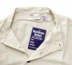 Plain Cotton Collarless Shirt